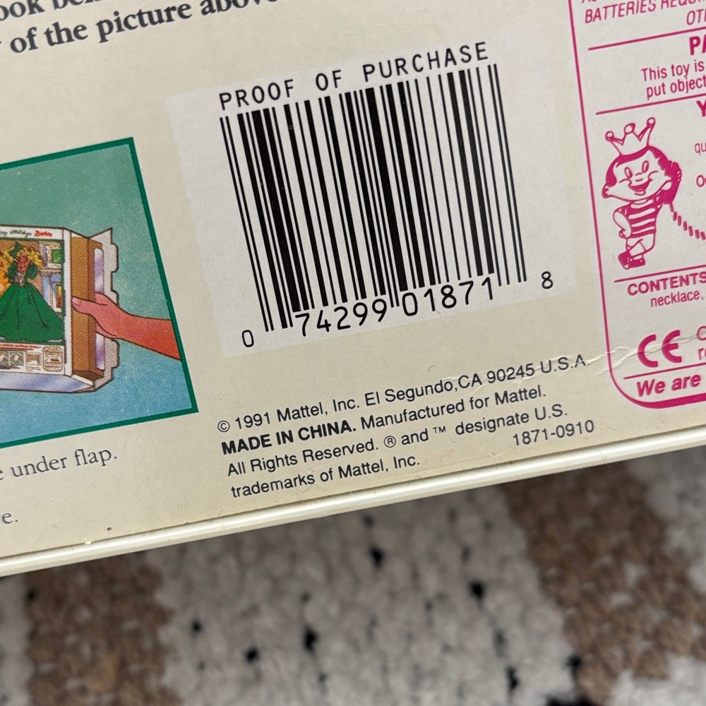 NIB 1991 Barbie Happy Holiday Special Edition Barbie - Picture 8 of 13